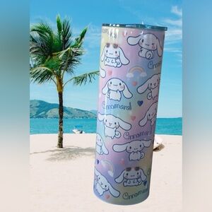 Cinnamoroll Hello Kitty Print Tumbler 20 Oz NIB